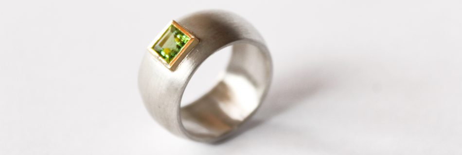 Silberring mit Turmalin